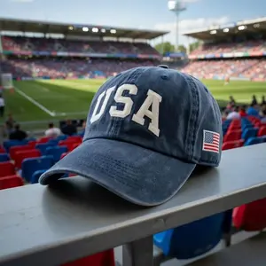 USA Flag Embroidered Baseball Cap, World Cup USA Fan Hat, 2026 New US Hat The World Cup Baseball Adjustable Cap Gift