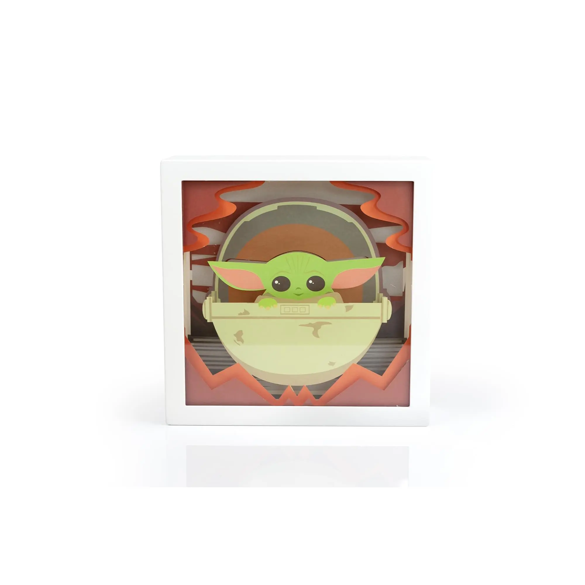Star Wars: The Mandalorian, The Child 3D Mini Shadow Light Box | 6 x 6 Inches