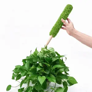 Simulated Moss Stick for Indoor and Garden Plants, Interlocking Coconut Fiber Sticks, Climbing Support for Pothos, Indoor Pot Plant Trellis