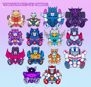TF IDW/ MTMTE/ Lost Light Cats Acrylic Charms