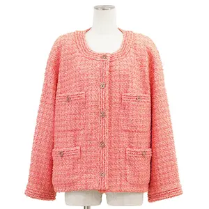 Pre-owned CHANEL Tweed Small Leather Goods Fantasy Jacket