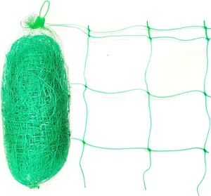 Green Polypropylene Garden Trellis Netting 6.5x100 ft, Heavy Duty Plant Support Net for Climbing Vegetables, Fruits & Flowers