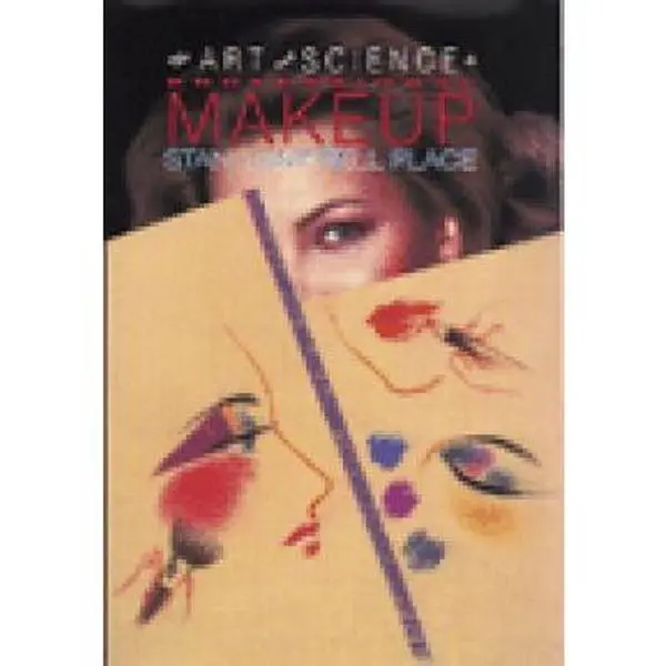 Used Hard-Cover Book - The Art & Science of Professional Makeup by Stan Campbell Place, English Language, Drawing & Special Effects Makeup Tutorial, 1.72 lbs
