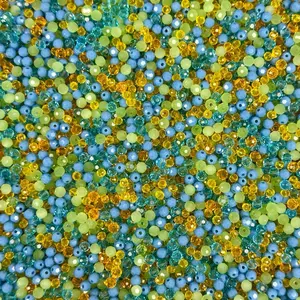 T. Glass Seed Beads Mix with 50ml - Assorted Colors & Sizes for Crafting & Jewelry Making