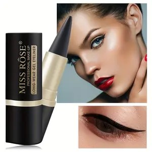 Intense Black Quick-Dry Liner: Waterproof, Smudge-Proof, Versatile Dual-Use for Eyes & Lips, Perfect for Beginners-SASA-SASA