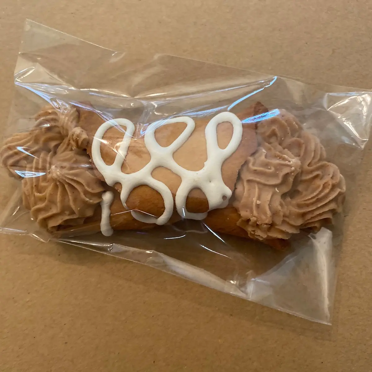 Cannoli -Dog Cookie