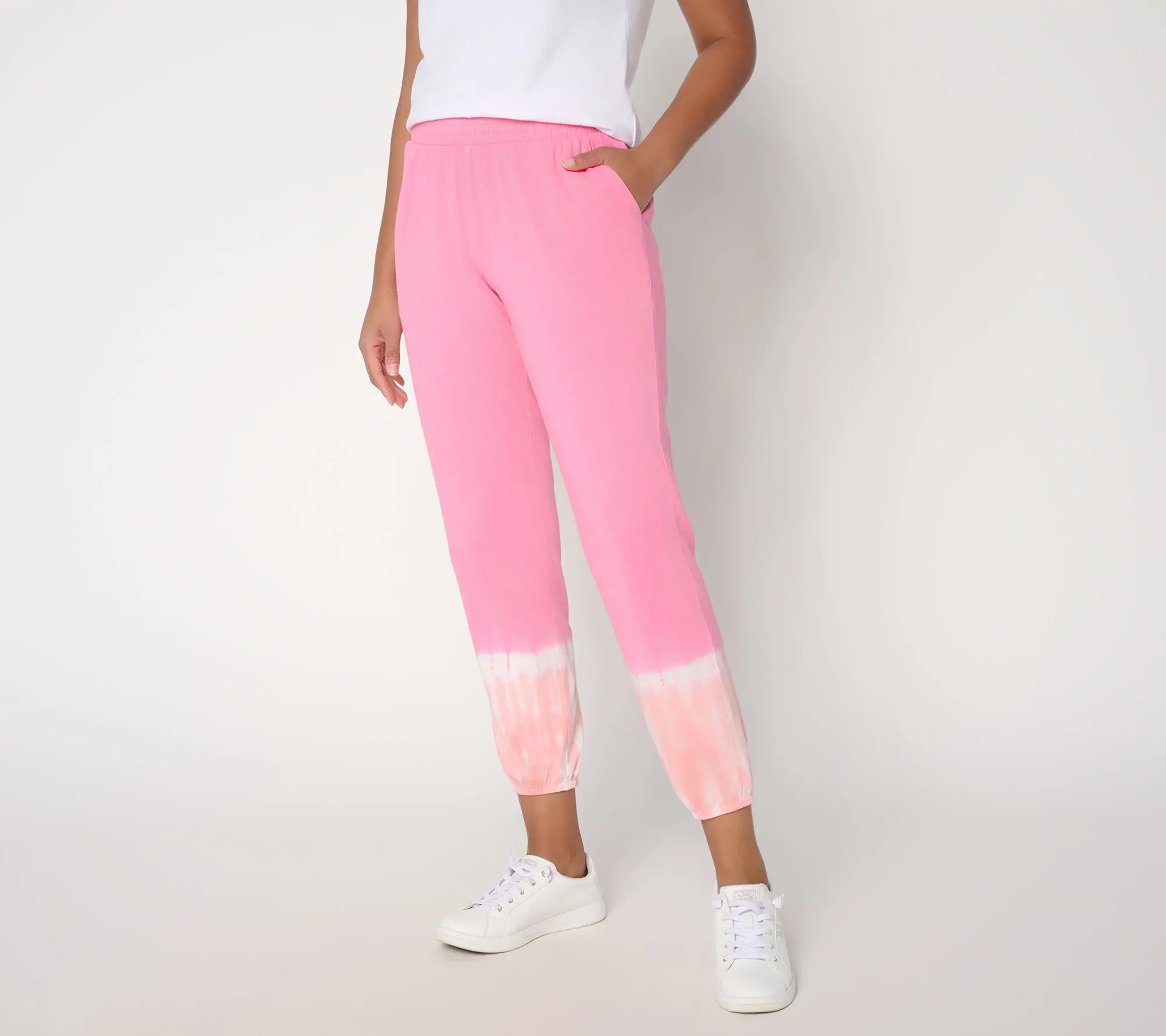 Anybody Regular Cozy Knit Jersey Tye Dyew Jogger