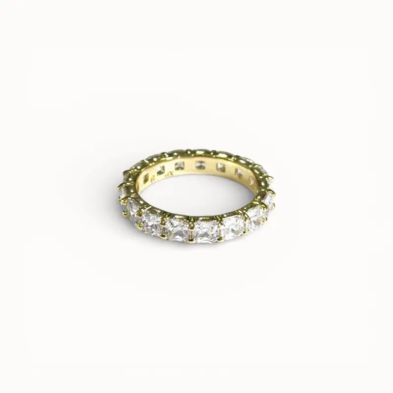Tennis ring gold plated 14 k