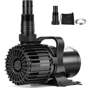 VIVOHOME 5300GPH Submersible Water Pump with 180° Seamless Adjustable Nozzle and Barrier Bag for Koi Pond Waterfall Fountains Fish Tank