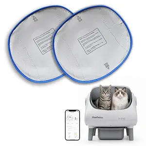 PawPetica Cat Litter Box Pad, Waterproof & Scratch-Resistant Cat Liner, Anti-Tracking Cat Litter Mat for Self-Cleaning Litter Box