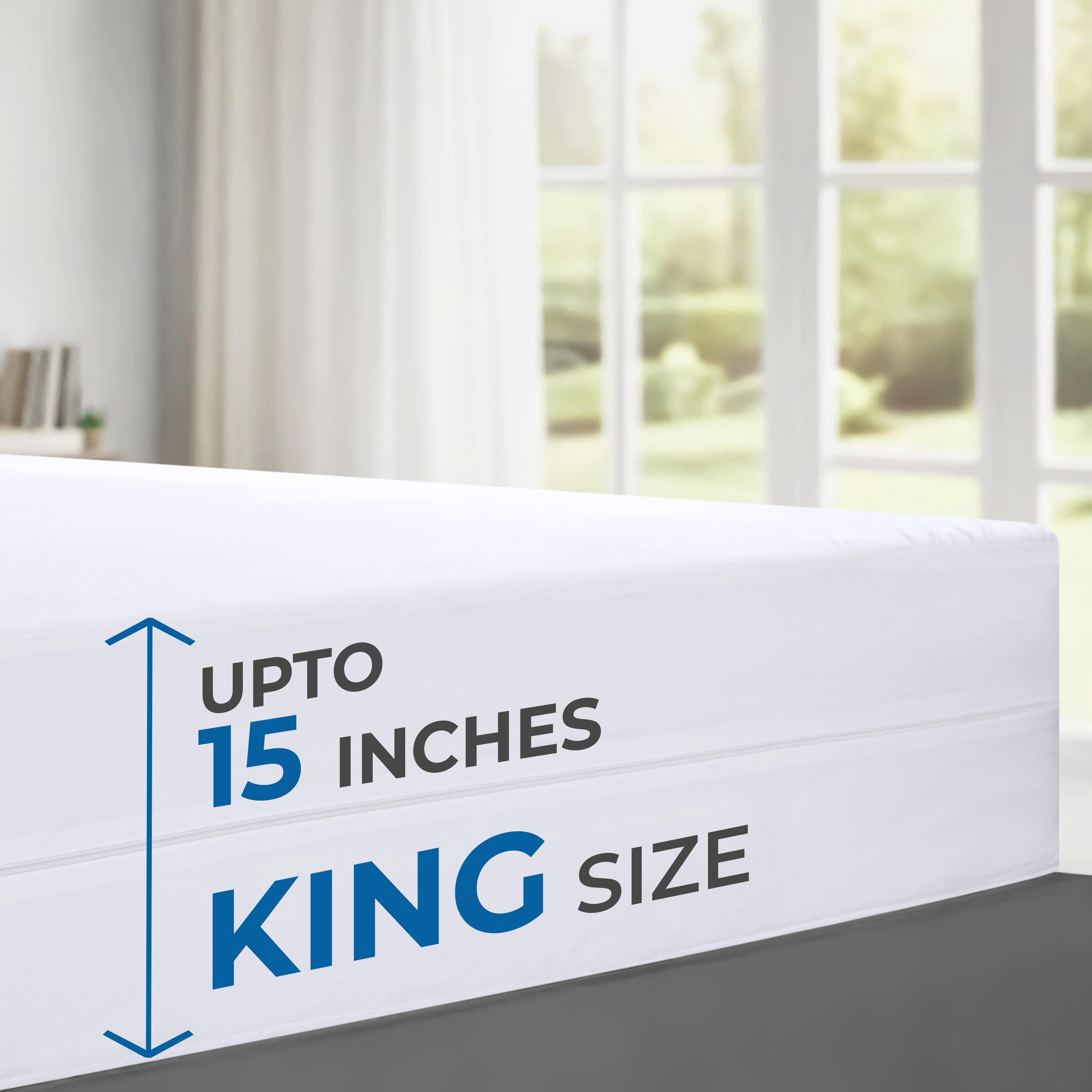 Utopia Bedding Zippered Mattress Encasement Queen | 100% Waterproof & Bed Bug Proof Protector | 6-Sided Cover, Washable & Durable - White (60x80x15) Utopia Bedding Zippered Mattress Encasement Queen | 100% Waterproof & Bed Bug Proof Protector | 6-Sided Cover, Washable & Durable - White (60x80x15)