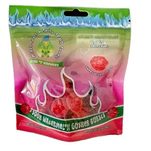SOUR WATERMELON GUSHER BURSTS SOUR CANDY SNACK GUMMY BONBON