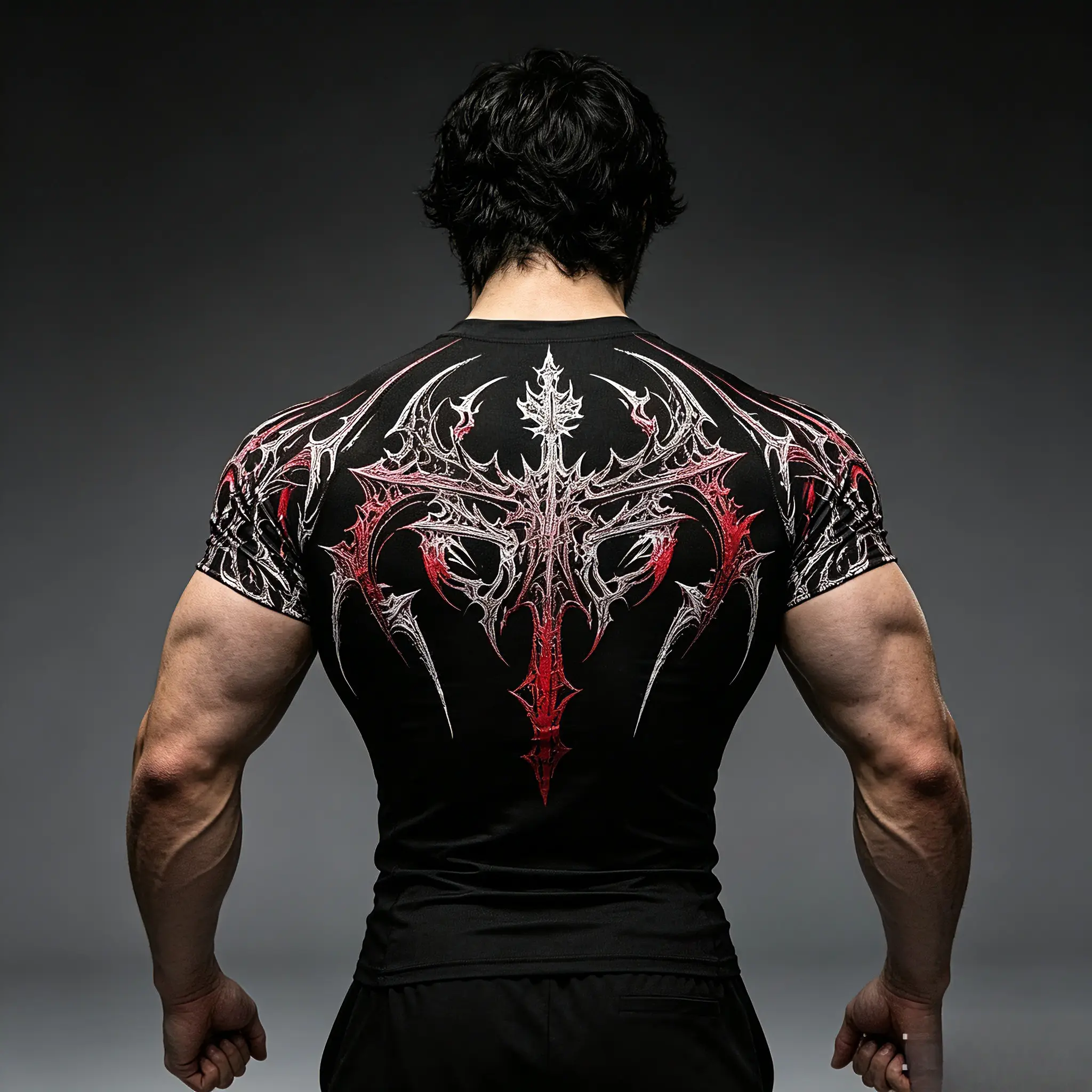 Compression Sports Training Top - High Elastic, Quick-Dry, Tight-Fitting, Breathable Athletic Gym Workout Shirt