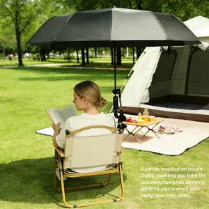 Outdoor Camping Sunshade Automatic Umbrella, UV Protection Rain & Sun Umbrella, Ideal for Hiking, Fishing, Golf, Travel, Sports Events