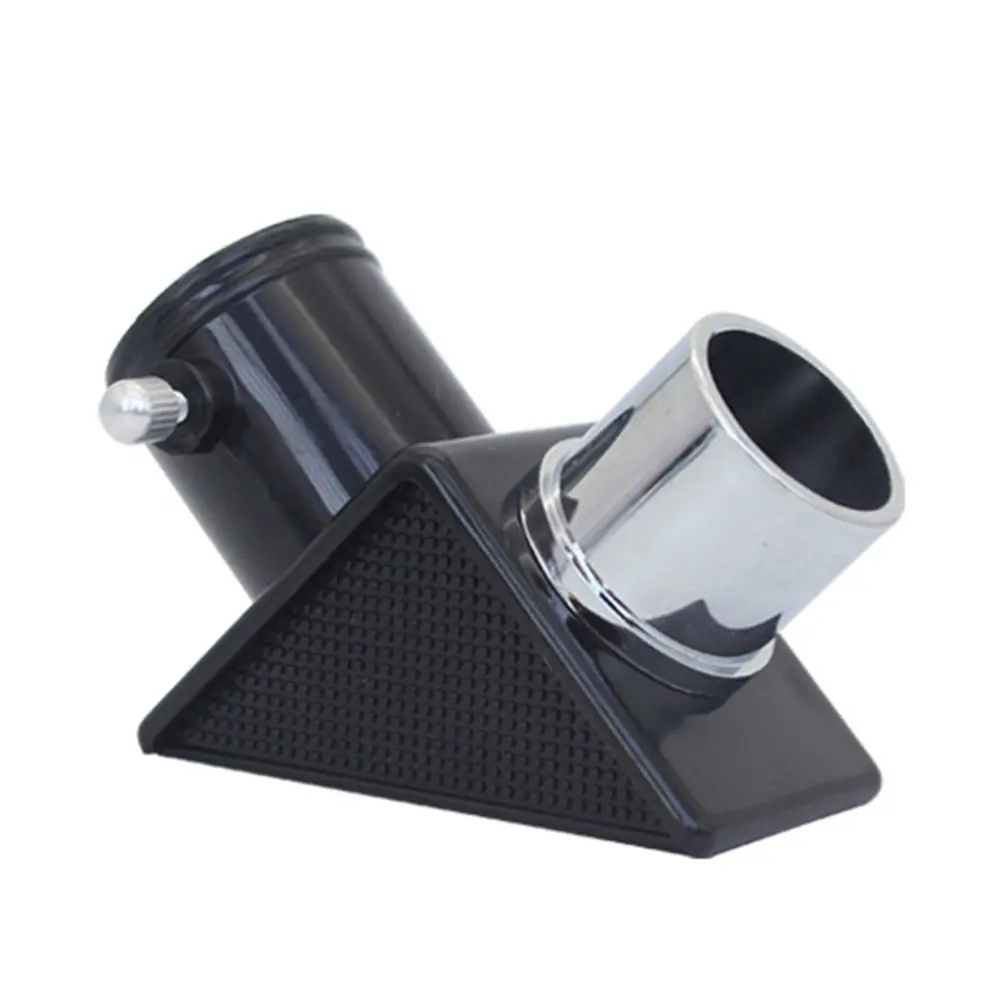 Plastic 90-Degree Angle Erecting Prism Diagonal Mirror with 0.965" Fitting for 0.965 Inch Telescope Eyepieces, Wide 90-Degree Angle, Upright Left-Right Reversed Refractor Image, High Definition Images, Dust Cover Included