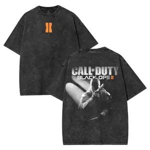 Call of Duty Black Ops 2 Game Vintage Crew Neck 90s graphic t-shirt Style, Retro Gaming Videogame Merch Treyarch Modern Warfare 2 MW2 Crewneck Cotton Classic men gifts Casual Menswear Top Hoodie