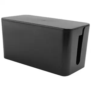 Cable Management Box Cord Organizer Box Power Strip Surge Protector Cover TV Cord Box for Home Office