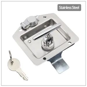 Stainless Steel Panel Lock Industrial Heavy-Duty Automation Machinery Toolbox Cabinet Rotating Tongue Lock