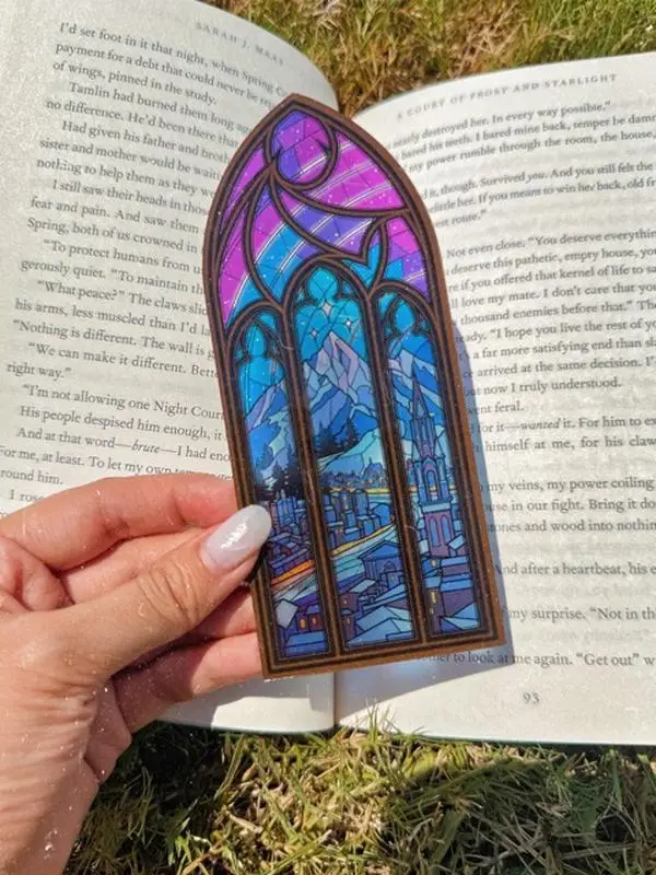 City of Starlight Stained Glass Bookmark