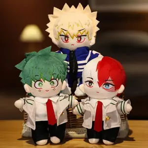 Anime My Hero Academia Plush Toys Cartoon Stuffed Midoriya Izuku Bakugou Katsuki Todoroki Shoto Dolls Kids Gifts Birth