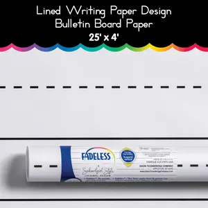 Lined Writing Paper Design Bulletin Board Paper