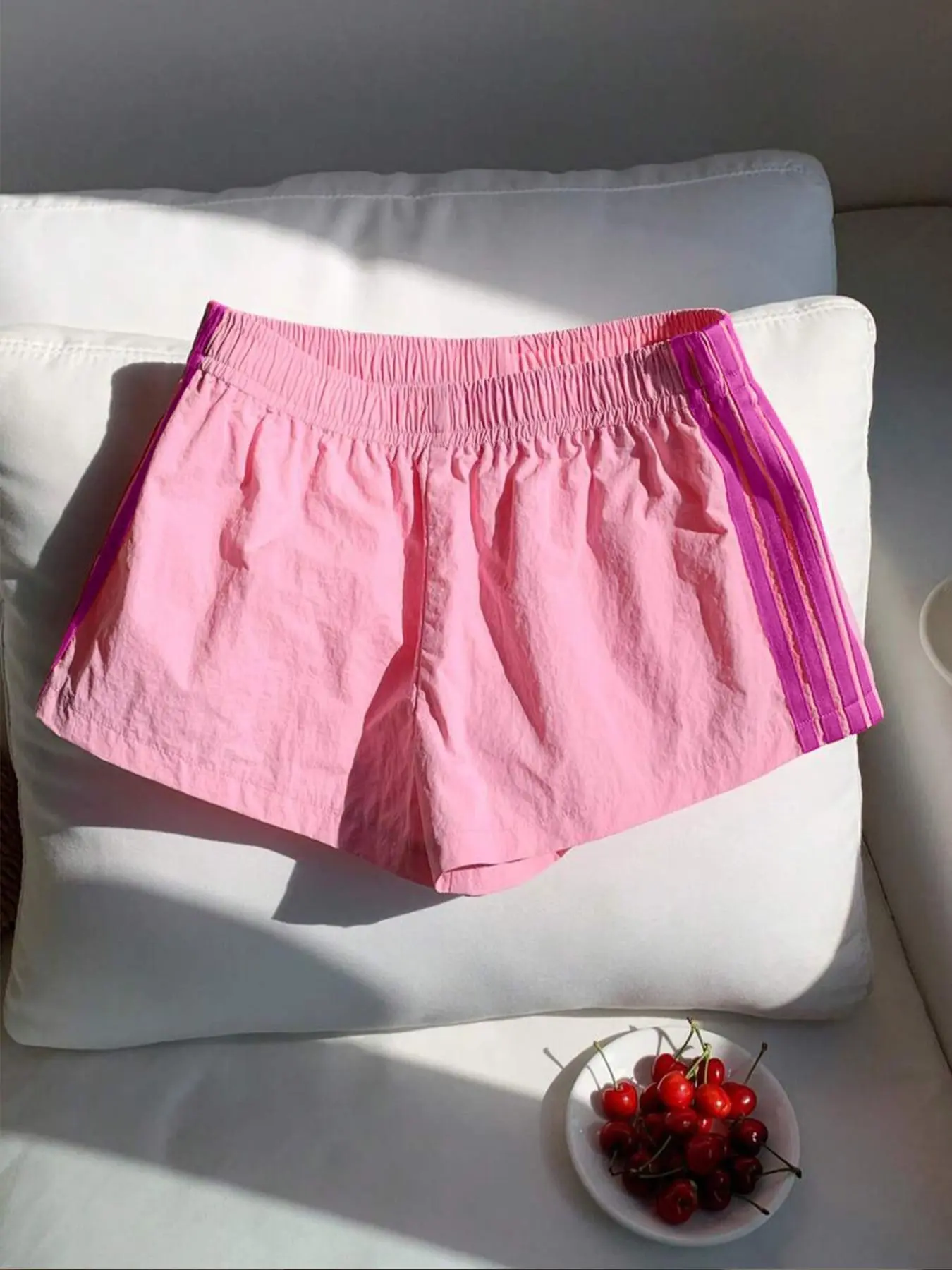 Women's High-Waisted Sporty Gym Workout Shorts, Loose-Fit Slimming Casual Pants, Versatile Wide-Leg Athletic Training Shorts for Gym, Running and Home Wear, Athletic Fitness Shorts, Activewear Shorts