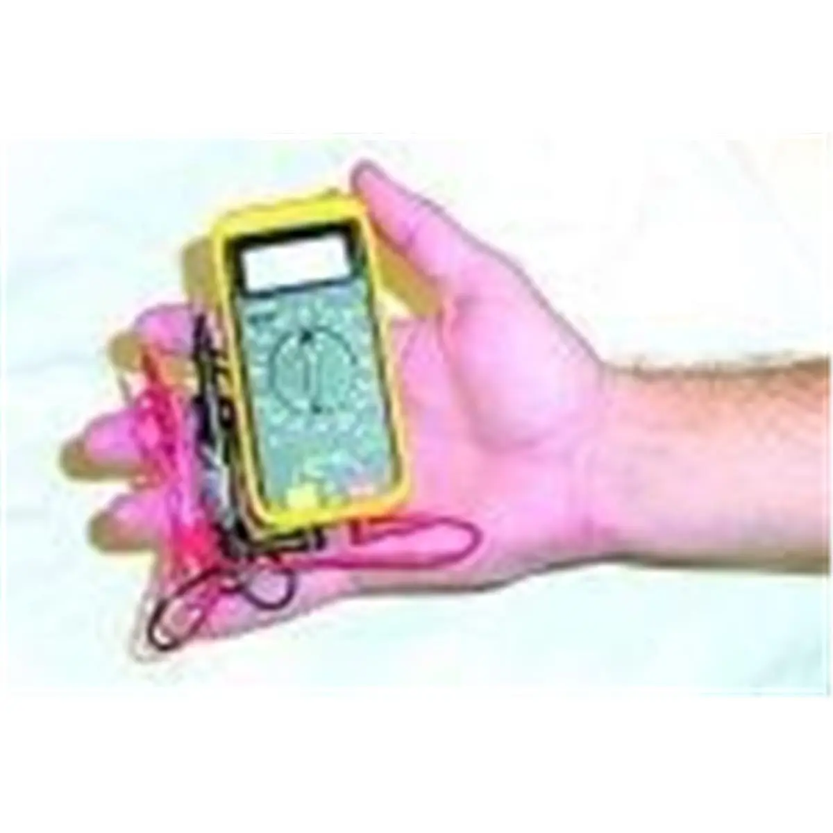 212 MAIN Small Digital Mini Multimeter - Portable Voltage Tester with Fuse Protection, Test Leads Set, Protective Holster, Safety Jacks, 16 Test Ranges (0-200V/0-2mA/0-2000 ohms) for Automotive & Motorcycle Repair Diagnostic Tools