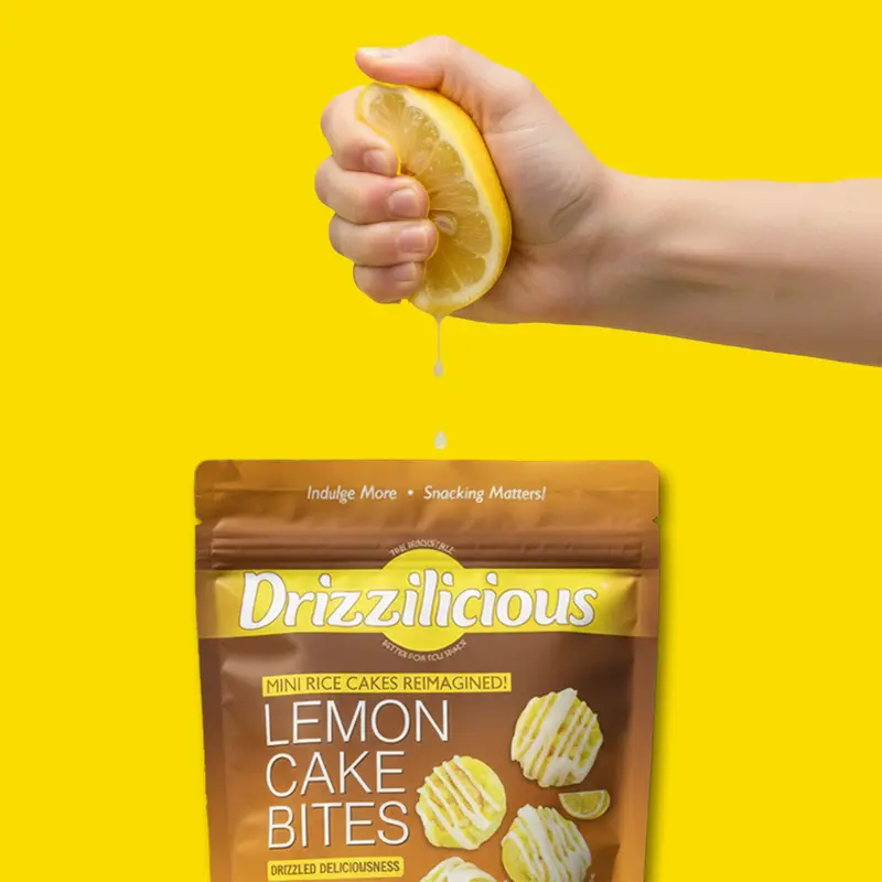 6 Pack - Drizzilicious Lemon Cake Mini Rice Cakes - New Flavor 6 Pack - Drizzilicious Lemon Cake Mini Rice Cakes - New Flavor