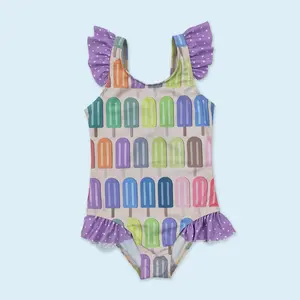 Kids girls one pc summer swimsuit