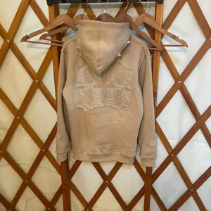 88UP washed tan hoodie