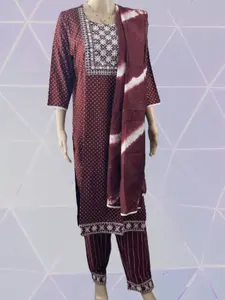 Mirror work kurta salwar