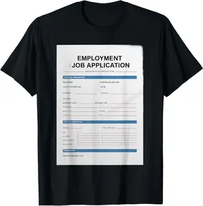 Job Application Meme Jump Scare Job Memes Funny Costume T-Shirt