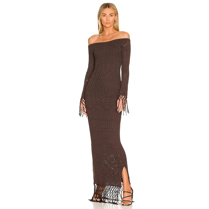 House of Harlow 1960 x REVOLVE Rose Dress in Chocolate