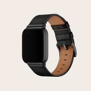 Vintage Faux Leather Watch Band for iWatch, Adjustable Watchband for Men & Women, Universal Fashionable Watch Band for Apple Watch, Smartwatch Strap, Smart Watch Accessories