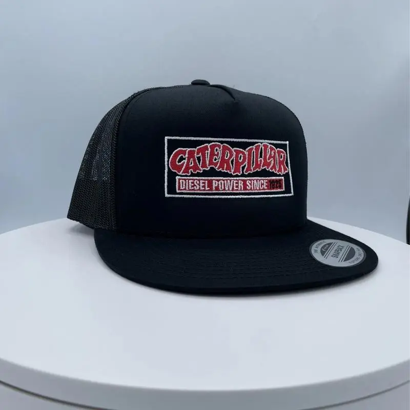 Diesel Power Since 1925 Embroidered Trucker Hat, Vintage Mesh Snapback Cap, Adjustable Workwear Baseball Hat for Men & Women