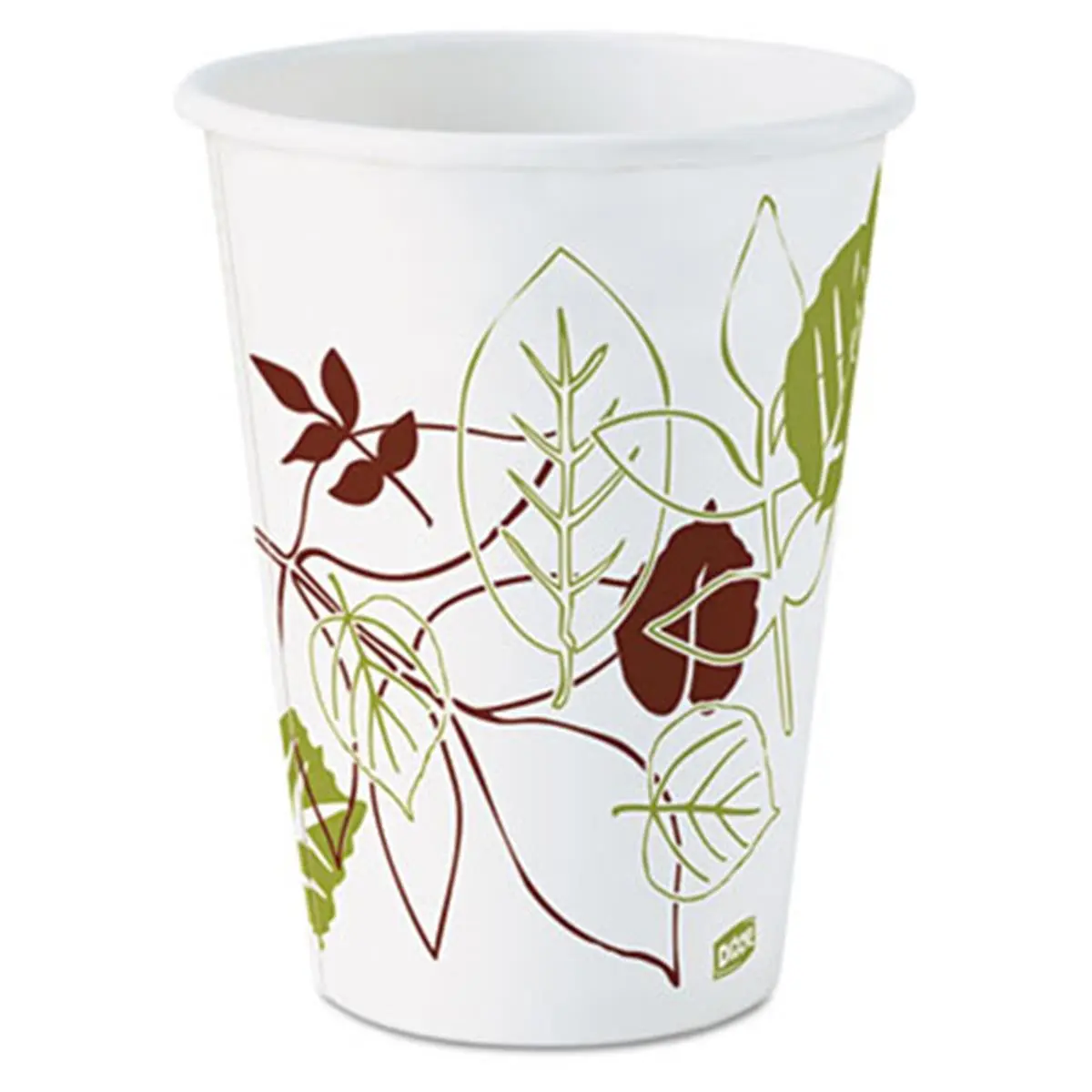 Dixie Disposable Polylined Paper Cups - 12 oz 2342PATH Model, Upscale Look, 1000-Count Carton for Home & Festive Party Supplies Paper Cup, Paper Cup Cups