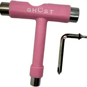 GHOST BOARDS Skate Tool All-in-One, Multi-Function Portable Skateboard T Tools Accessory - T-Type Allen and L-Type Phillips Head Wrench Screwdriver