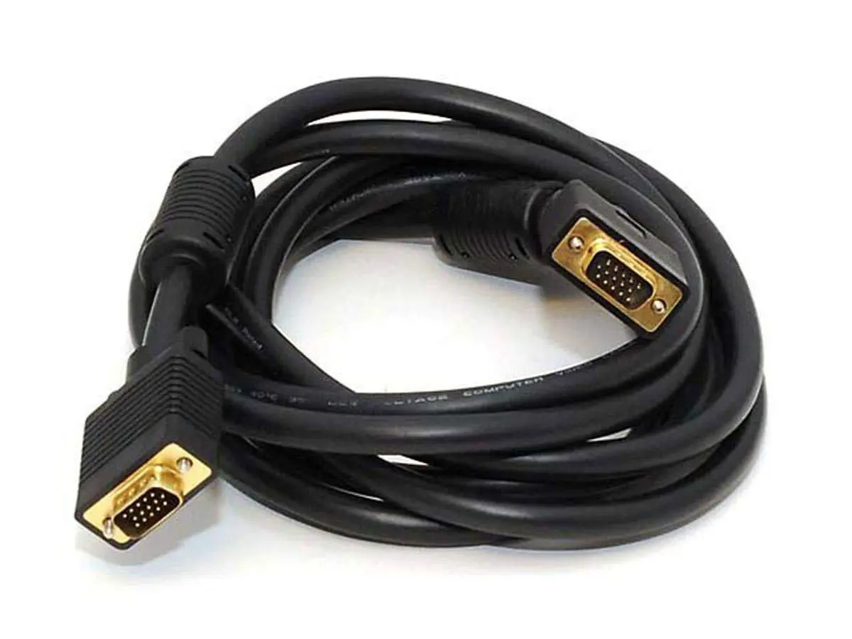 Monoprice 87 10ft SVGA Super VGA M And M Monitor Cable With ferrites Gold Plated