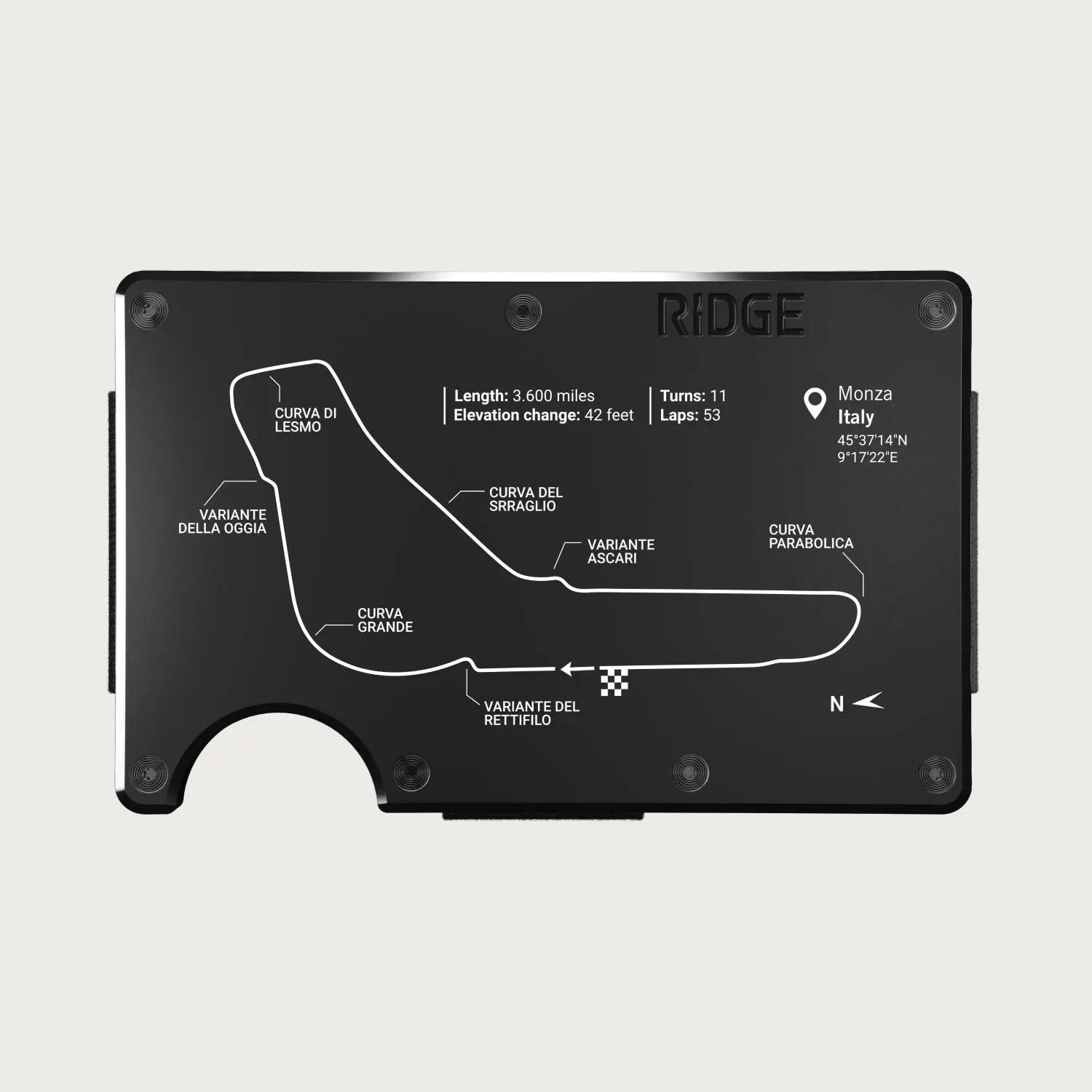 Ridge Wallet - Autodromo Nazionale Monza Ridge Wallet - Autodromo Nazionale Monza