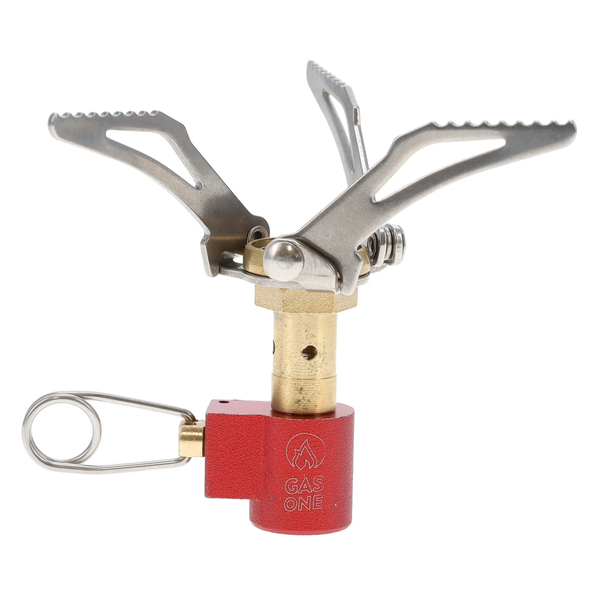 Portable Camping Stove, Ultralight Stainless Steel Backpacking Burner for Hiking & Outdoor Cooking, Essential Camping Supplies with Carrying Case