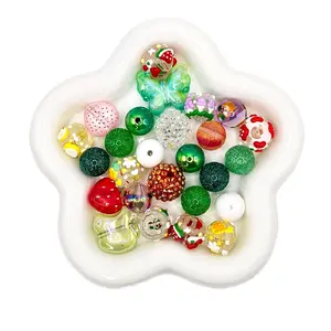 Acrylic Bead Mixes for DIY Pen Keychains - Assorted Colors and Designs for Crafting and Jewelry Making