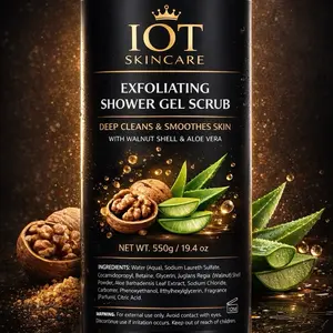 IOT Skincare Exfoliating Shower Gel Scrub – Deep Clean & Smooth Skin