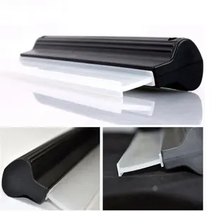car Flexible Soft Silicone Wiper Window Cleaning Glass Scraper Silicone Handy Squeegee auto Blade Clean Scraping Film Scraper