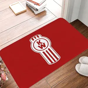 1PC Kenworth Truck Logo Non-slip Doormat Kitchen Mat Christmas Decoration Floor Carpet Entrance Door Rug Bedroom Decorative Non Slip Rugs Home Decorative Rug