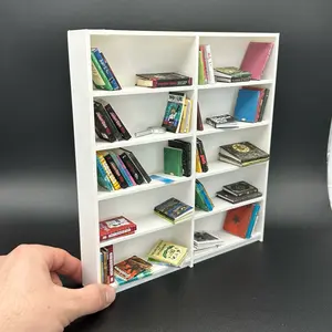 1/6 Scale Mini Billy Bookcase - Large Size / Mini Brands Books / Mini Books / Bookcase / Miniatures