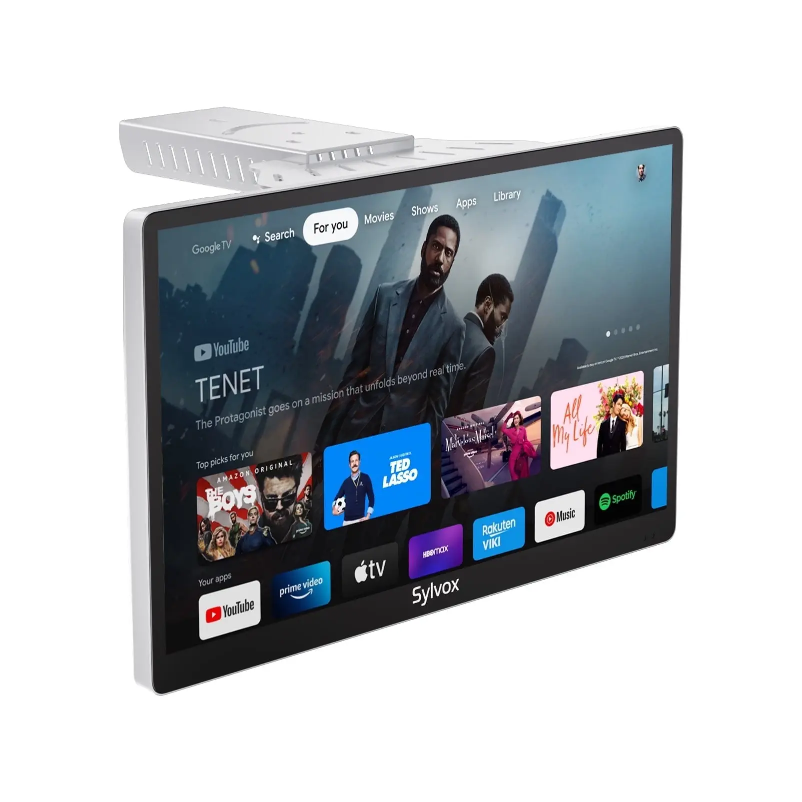 Sylvox 15.6-inch Smart Kitchen TV 1080P FHD Foldable Display