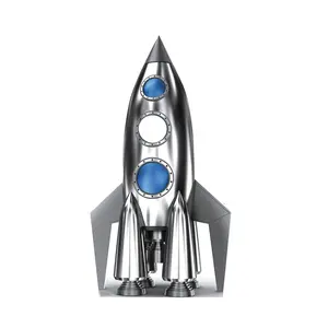Vibrant 72" Space Rocket Cardboard Cutout Stand-In - 1 Pc.