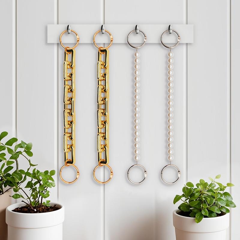 Pearl Chain Decoration Clog Charms for Teen Men Women Adults Kid Shoes Accessories - Christmas Gift