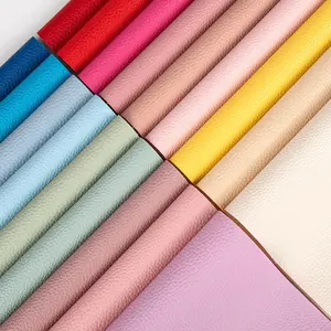 18 Pieces Faux Leather Sheets, 8*12 inches Pastel Soft Leather Fabric Colourful Sheets Suitable for Making Bows, Leather Earrings, Hair Accessories DIY Projects Faux Leather Roll for Crafts Bright Color Synthetic Leather Fabric Sheets