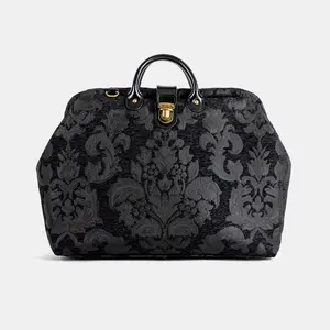 Victorian Blossom Black/Black Laptop Work Bag Victorian Blossom Black/Black Laptop Work Bag
